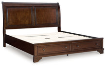 Load image into Gallery viewer, Trellington King Sleigh Storage Bed
