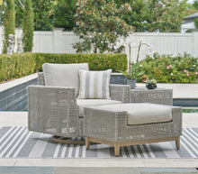Load image into Gallery viewer, Seton Creek Outdoor Lounge Chair and Ottoman
