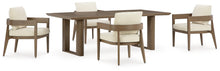 Load image into Gallery viewer, Serene Bay Outdoor Dining Table and 4 Chairs

