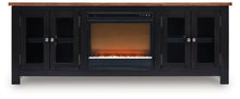 Load image into Gallery viewer, Wildenauer 76&quot; TV Stand with Electric Fireplace

