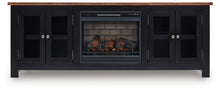 Load image into Gallery viewer, Wildenauer 76&quot; TV Stand with Electric Fireplace
