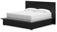 Load image into Gallery viewer, Londer King Panel Bed with Mirrored Dresser and 2 Nightstands
