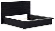 Load image into Gallery viewer, Londer King Panel Bed with Mirrored Dresser and 2 Nightstands
