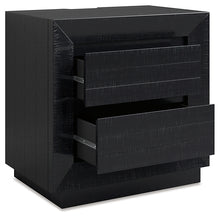 Load image into Gallery viewer, Londer King Panel Bed with Mirrored Dresser and 2 Nightstands
