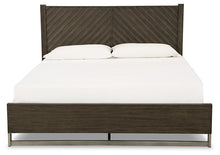 Load image into Gallery viewer, Arkenton King Panel Bed with Mirrored Dresser and 2 Nightstands
