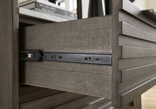 Load image into Gallery viewer, Arkenton King Panel Bed with Mirrored Dresser and 2 Nightstands
