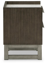 Load image into Gallery viewer, Arkenton King Panel Bed with Mirrored Dresser and 2 Nightstands
