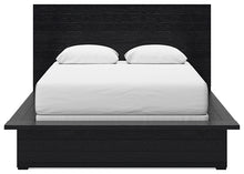 Load image into Gallery viewer, Londer Queen Panel Bed with Mirrored Dresser and 2 Nightstands
