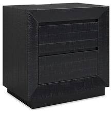Load image into Gallery viewer, Londer Queen Panel Bed with Mirrored Dresser and 2 Nightstands
