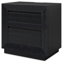 Load image into Gallery viewer, Londer Queen Panel Bed with Mirrored Dresser and 2 Nightstands
