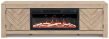 Load image into Gallery viewer, Cayboni 71&quot; TV Stand with Electric Fireplace
