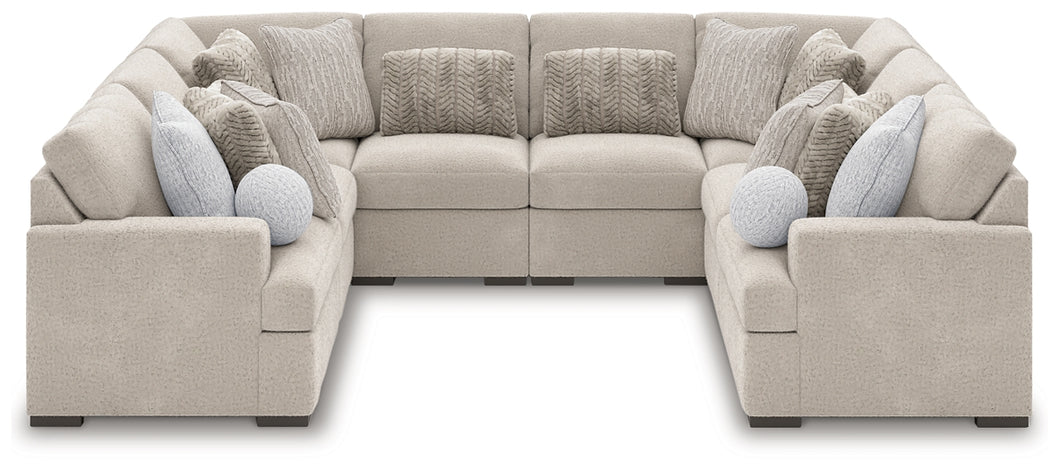 Cuddle Plush 10-Piece Sectional