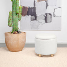 Load image into Gallery viewer, Valia Storage Ottoman
