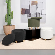 Load image into Gallery viewer, Valia Storage Ottoman
