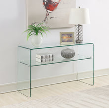 Load image into Gallery viewer, Glass  Rectangular Console Table
