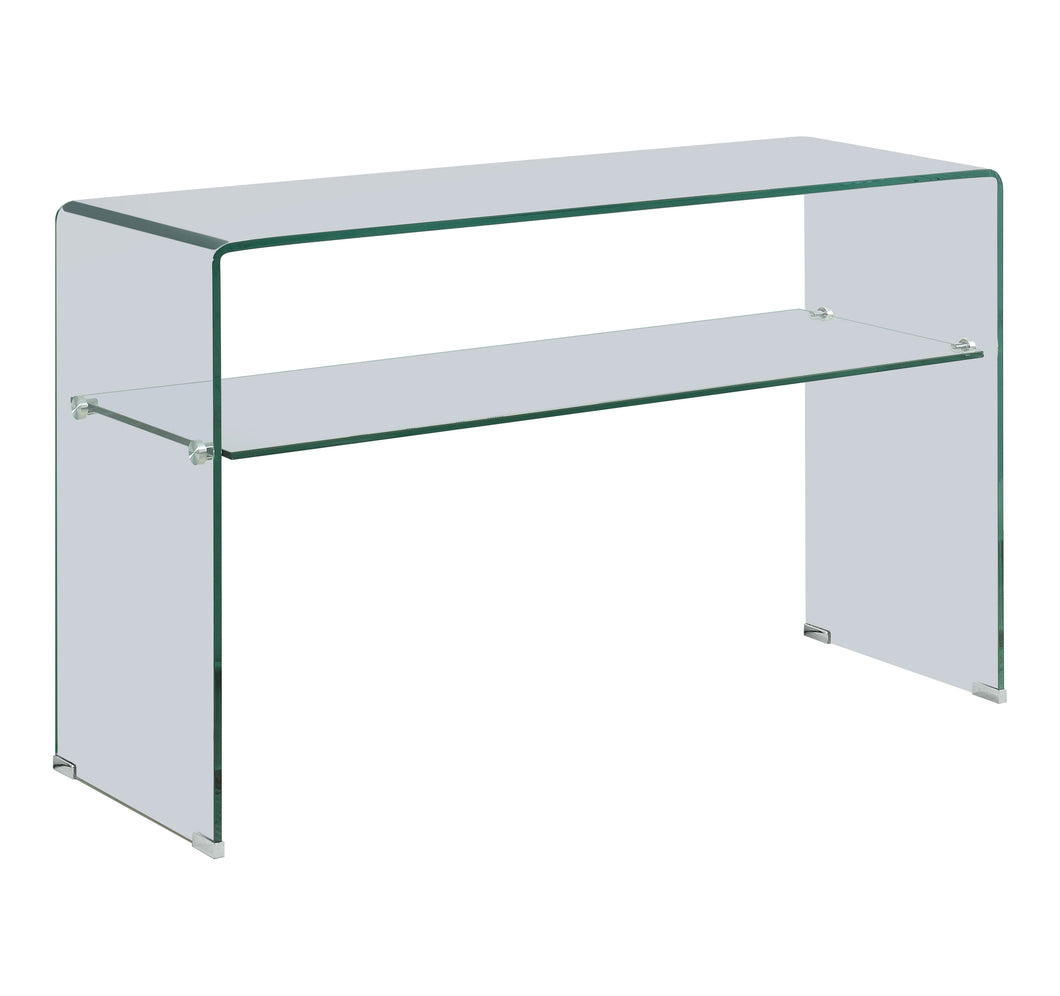 Glass  Rectangular Console Table