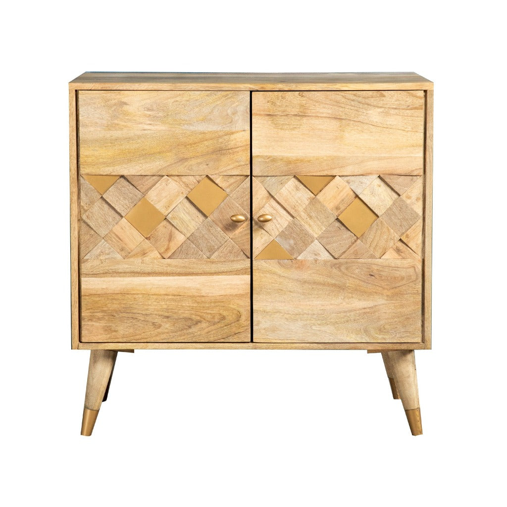 Checkered Accent Cabinet