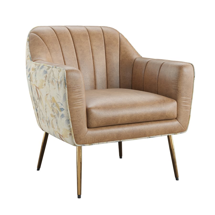 Floral Accent Chair