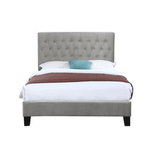 Load image into Gallery viewer, Amelia Light Grey King Upholstered Bed
