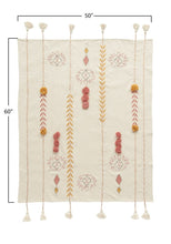 Load image into Gallery viewer, Applique Embroidered Throw
