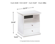 Load image into Gallery viewer, Bostwick Shoals One Drawer Night Stand
