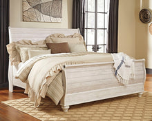 Load image into Gallery viewer, Willowton Queen Sleigh Bed
