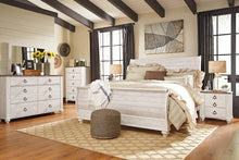 Load image into Gallery viewer, Willowton  Sleigh Bed
