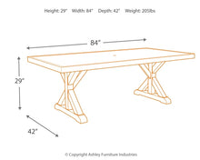 Load image into Gallery viewer, Beachcroft RECT Dining Table w/UMB OPT
