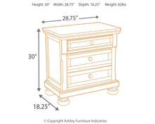 Load image into Gallery viewer, Robbinsdale Two Drawer Night Stand
