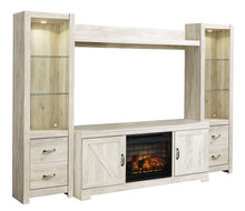 Load image into Gallery viewer, Bellaby 4-Piece Entertainment Center with Electric Fireplace
