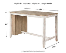 Load image into Gallery viewer, Skempton RECT Counter Table w/Storage
