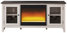 Load image into Gallery viewer, Dorrinson 60&quot; TV Stand with Electric Fireplace
