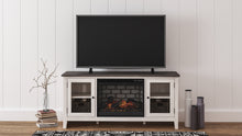 Load image into Gallery viewer, Dorrinson 60&quot; TV Stand with Electric Fireplace
