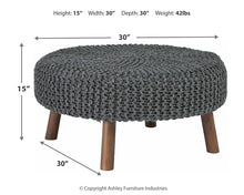 Load image into Gallery viewer, Jassmyn Oversized Accent Ottoman
