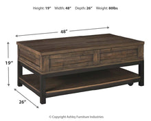 Load image into Gallery viewer, Johurst LIFT TOP COCKTAIL TABLE
