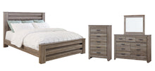 Load image into Gallery viewer, Zelen King Panel Bed with Mirrored Dresser and Chest
