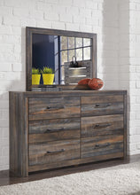 Load image into Gallery viewer, Drystan Full Panel Headboard with Mirrored Dresser
