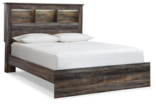 Load image into Gallery viewer, Drystan Queen Bookcase Bed with Mirrored Dresser and Chest
