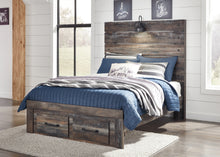 Load image into Gallery viewer, Drystan Full Panel Headboard with Mirrored Dresser
