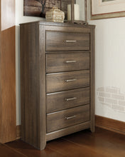Load image into Gallery viewer, Juararo King/California King Panel Headboard with Mirrored Dresser and Chest

