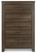 Load image into Gallery viewer, Juararo King/California King Panel Headboard with Mirrored Dresser and Chest
