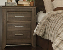 Load image into Gallery viewer, Juararo King/California King Panel Headboard with Mirrored Dresser, Chest and 2 Nightstands
