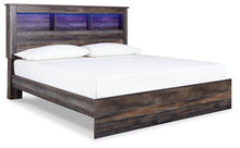 Load image into Gallery viewer, Drystan King Panel Bookcase Bed with Mirrored Dresser and 2 Nightstands
