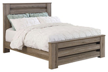 Load image into Gallery viewer, Zelen Queen Panel Bed with Mirrored Dresser and Chest
