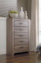Load image into Gallery viewer, Zelen Queen Panel Bed with Mirrored Dresser and Chest
