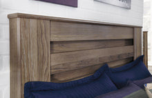 Load image into Gallery viewer, Zelen Queen Panel Bed with Mirrored Dresser and Chest
