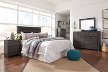 Load image into Gallery viewer, Brinxton King/California King Panel Headboard with Mirrored Dresser, Chest and Nightstand

