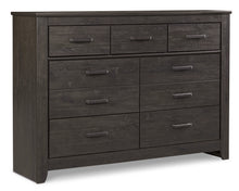 Load image into Gallery viewer, Brinxton King Panel Bed with Mirrored Dresser
