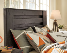 Load image into Gallery viewer, Brinxton Full Panel Headboard with Mirrored Dresser, Chest and 2 Nightstands
