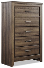 Load image into Gallery viewer, Juararo King/California King Panel Headboard with Mirrored Dresser, Chest and Nightstand
